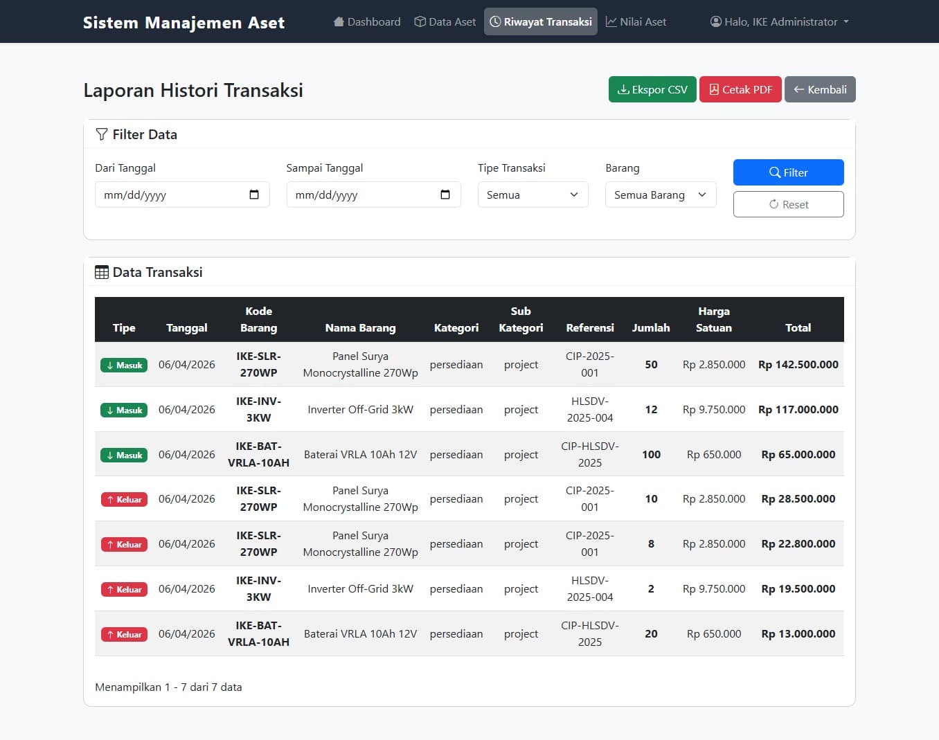 Sistem Manajemen Aset case study preview 3