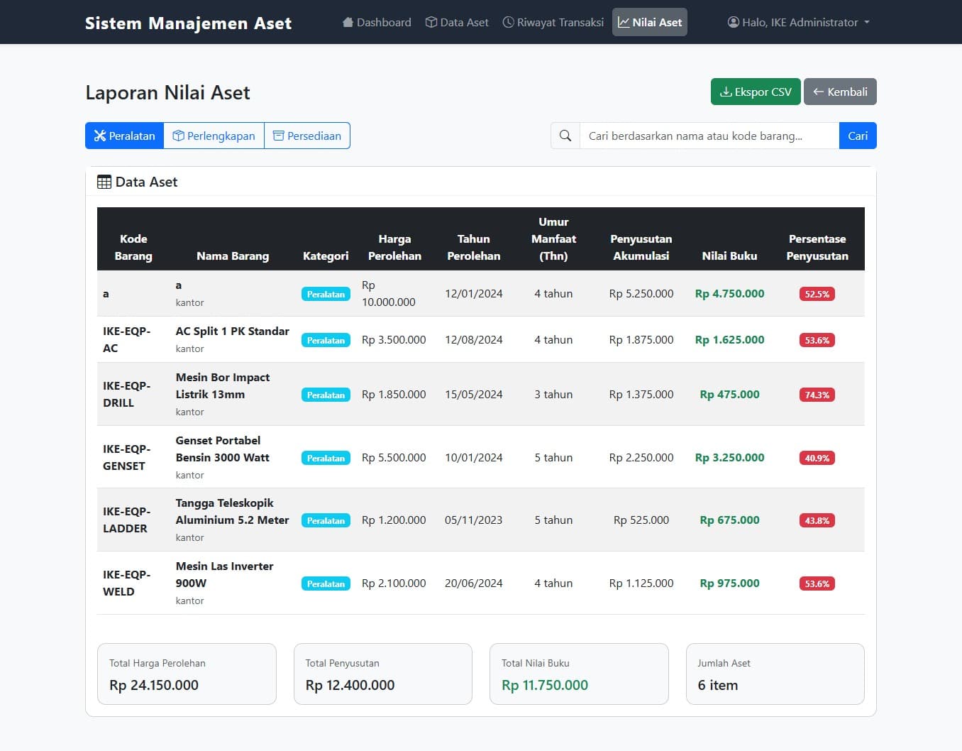 Sistem Manajemen Aset case study preview 4